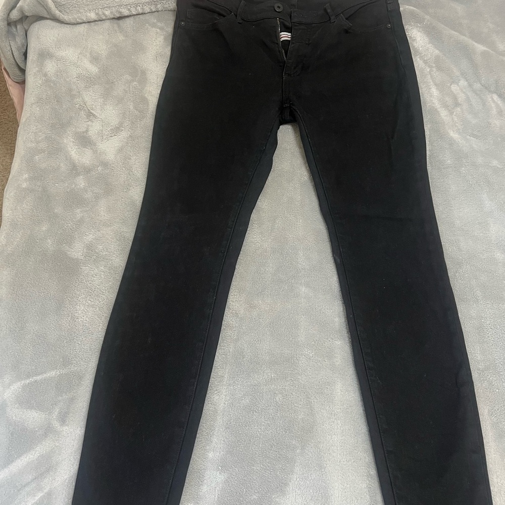 Pilcro and the Letterpress Black Skinny Jeans